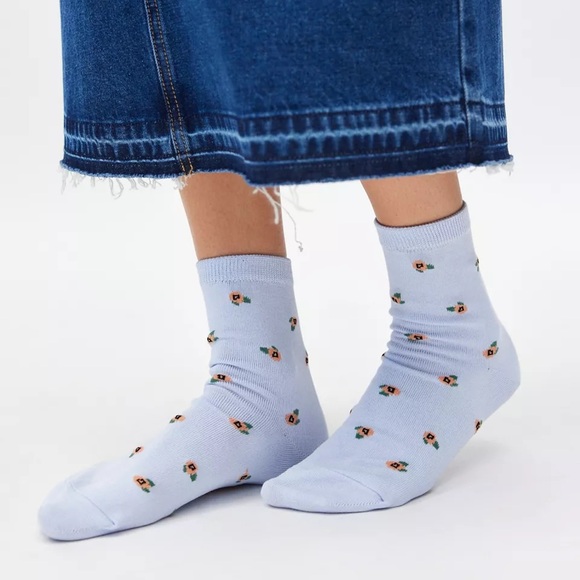 BAGGU Rosette Crew Sock NWT - Picture 2 of 5